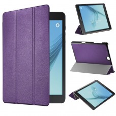 Samsung Galaxy Tab A 9.7 T550 T555 - PU Flip Stand Tablet Protective Cover Case Support Sleep Wake Function - Purple